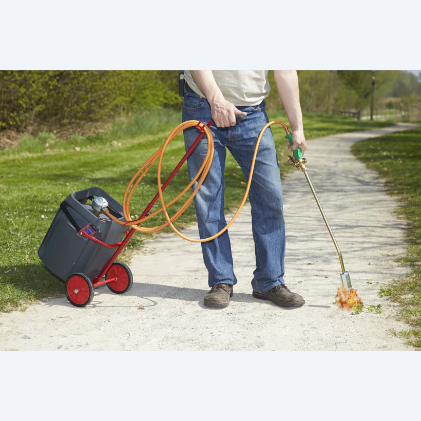 Porte bouteille de gaz / désherbeur thermique - MOTTEZ - J040Q