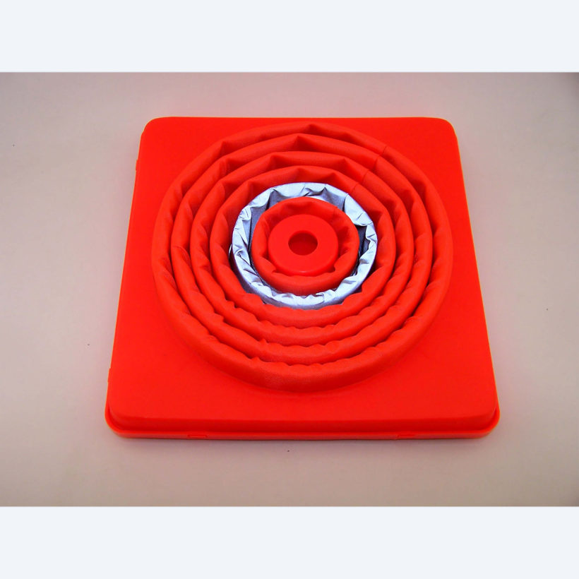 Cône de signalisation rétractable hauteur 42 cm - MOTTEZ - M004S42