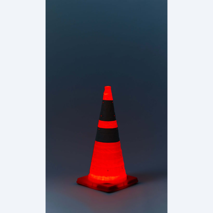 Cône de signalisation rétractable lumineux - MOTTEZ - M005S72