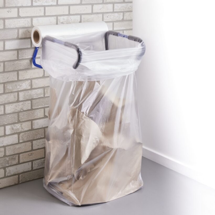 Lot de 2 Supports Muraux pour Sacs 240 / 400 L - réf. W073 / W074 - MOTTEZ - M008C2