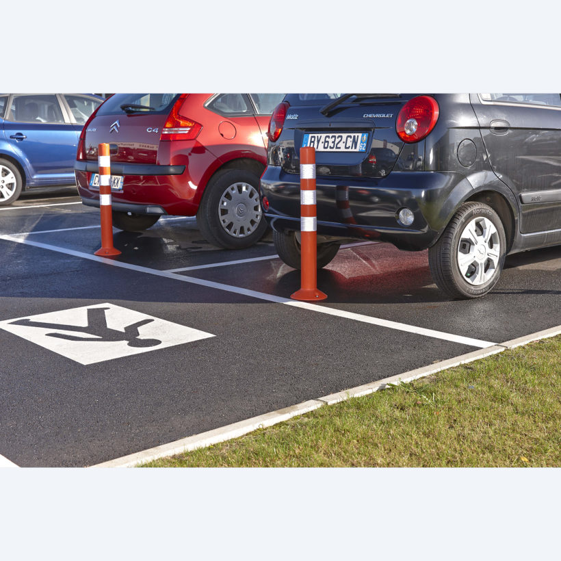  Poteau de signalisation à fixer « renforcé »  - MOTTEZ - M016S75