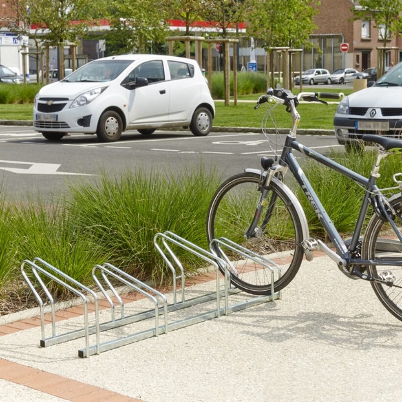  Râtelier Hollandais sur 2 niveaux pour 4 vélos  - MOTTEZ - M024V4