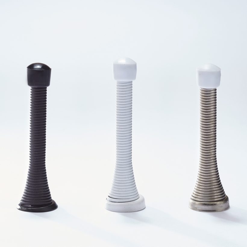  Lot de 2 butées de porte flexible – Coloris noir  - MOTTEZ - M033KNO