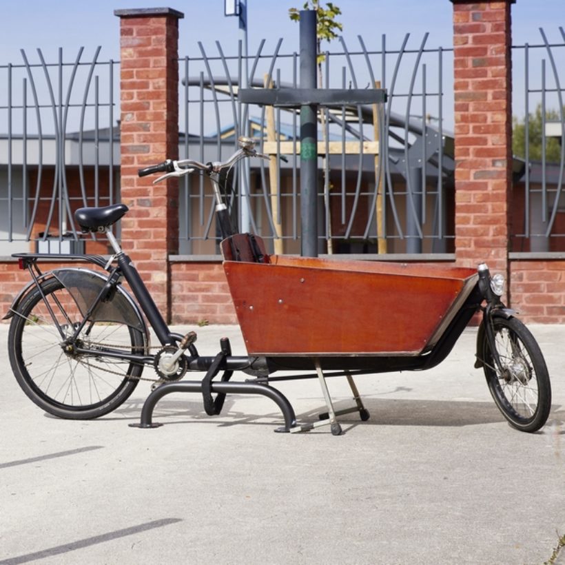 Arceau antivol vélo cargo coloris gris anthracite - MOTTEZ - M043SGR