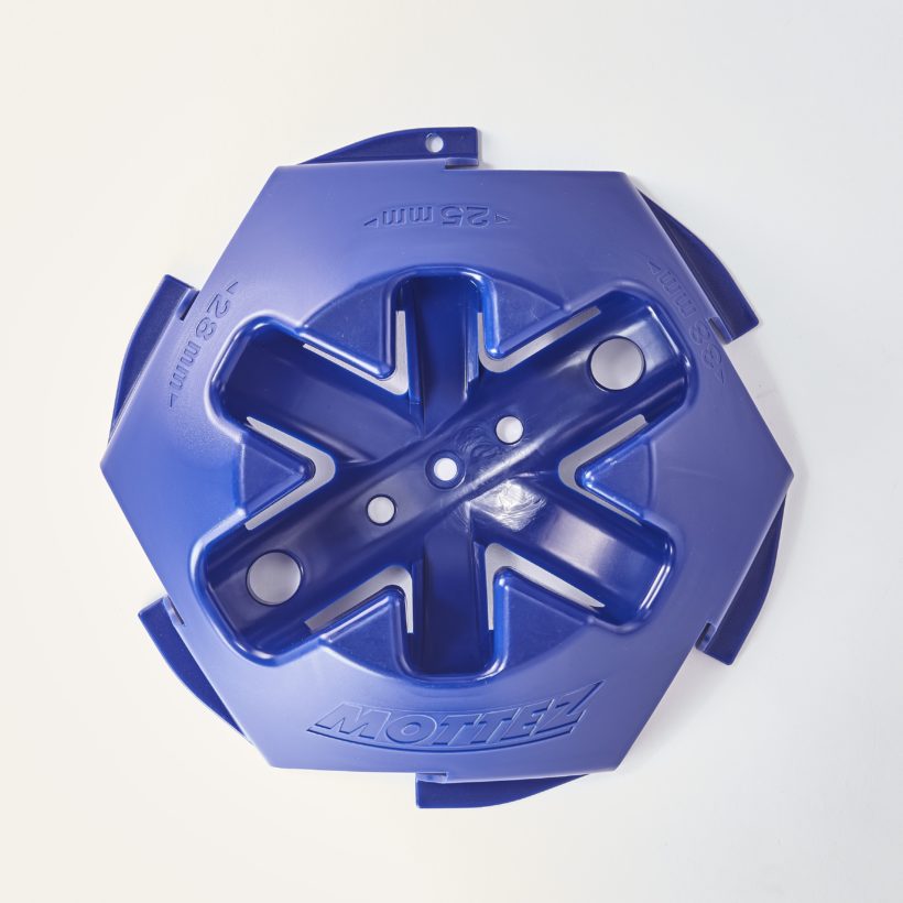  Support trottinette au sol bleu  - MOTTEZ - M058QBL