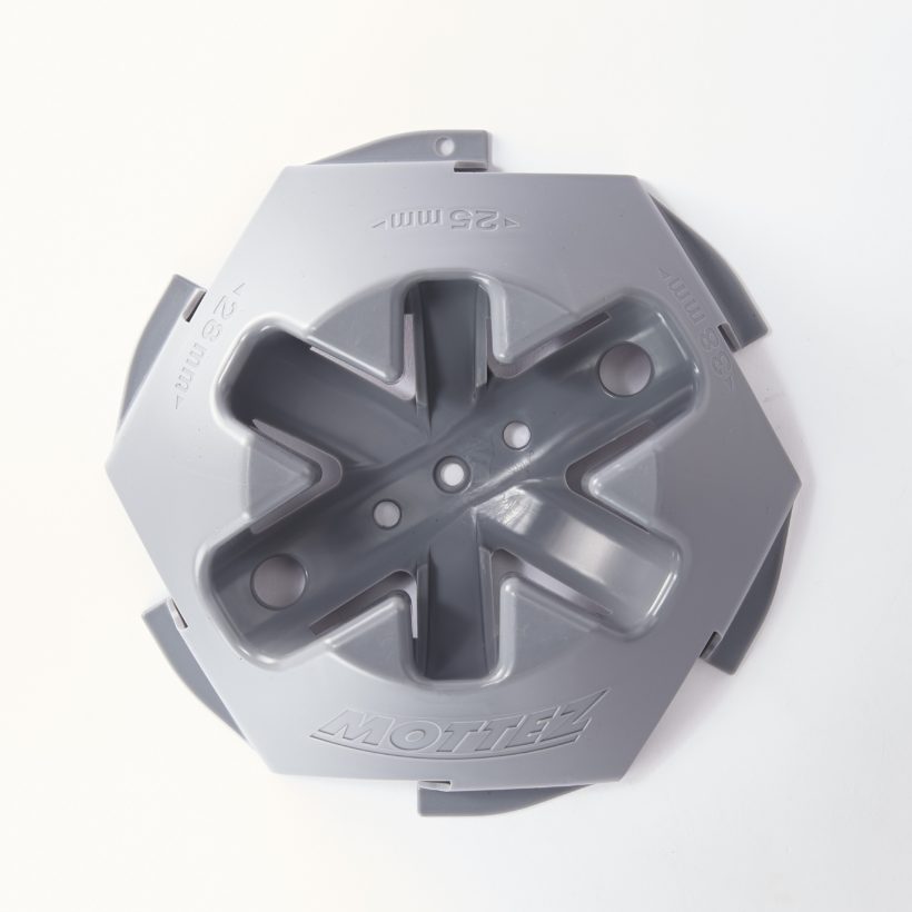  Support trottinette au sol gris  - MOTTEZ - M058QGR