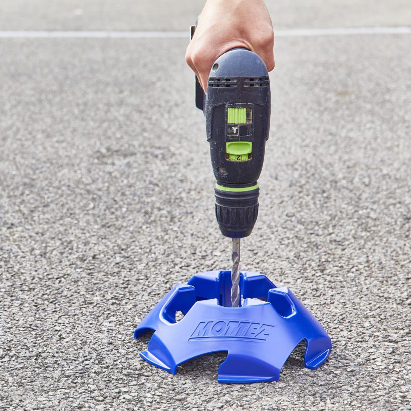  Support trottinette au sol gris  - MOTTEZ - M058QGR