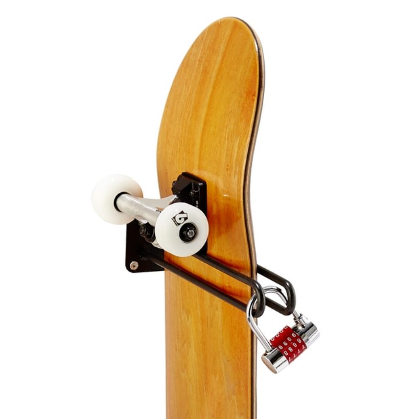  Range skateboard individuel mural avec antivol  - MOTTEZ - M059SMUR