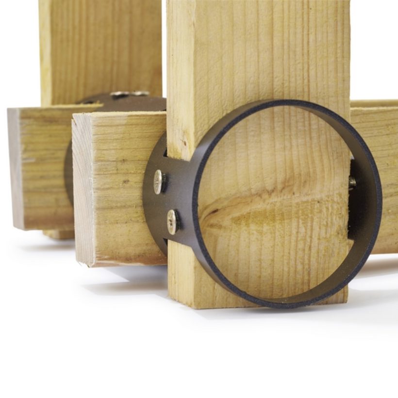  Lot de 2 supports range bûches  - MOTTEZ - M061Q