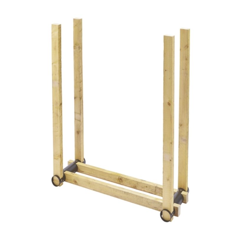  Lot de 2 supports range bûches  - MOTTEZ - M061Q