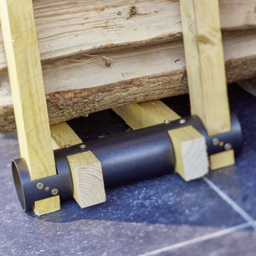  Lot de 2 supports range bûches  - MOTTEZ - M061Q