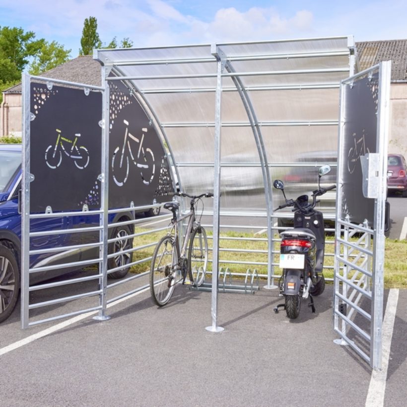 Abri sécurisé 6 vélos - MOTTEZ - M106V