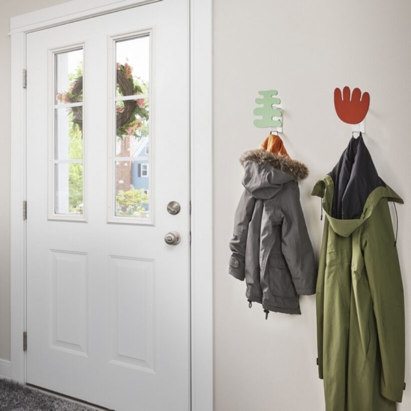 Patère « Feuille 2 » pour porte-manteau - MOTTEZ - M308V