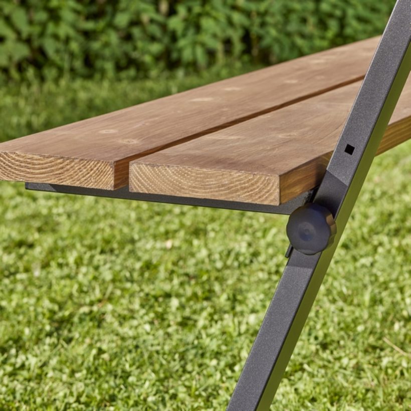  Lot de 2 pieds pour table de pique-nique avec bancs  - MOTTEZ - M517S