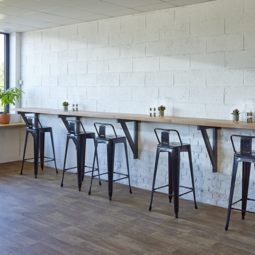 Support mural pour table snack, plan de travail, établi…  - MOTTEZ - M582S