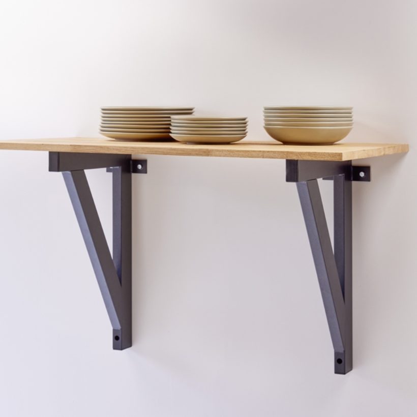 Support mural pour table snack, plan de travail, établi…  - MOTTEZ - M582S