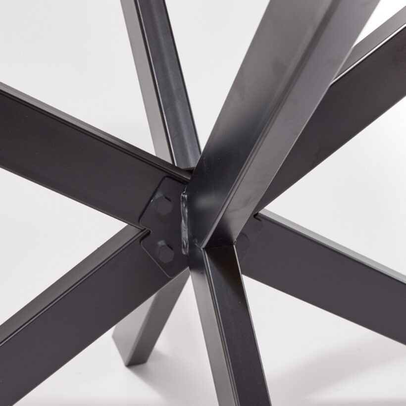 Pied de meuble central grand modèle coloris noir - MOTTEZ - M591VNO