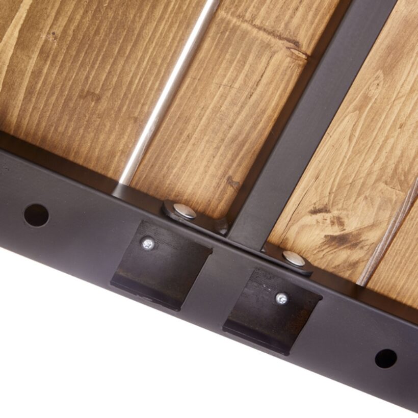 Lot de 2 pieds de table Indoor pour pièce de bois « solivette » - MOTTEZ - M592C