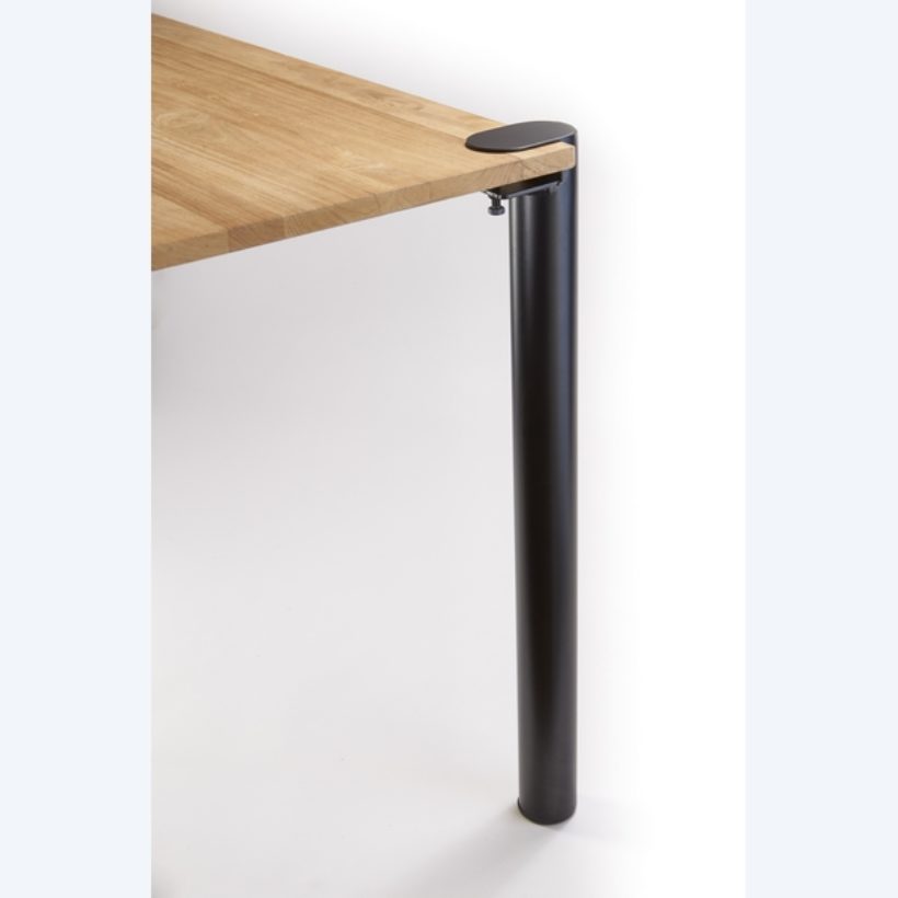 Pied étau pour table Ø 60 mm HT 73 cm noir - MOTTEZ - M596VNO73