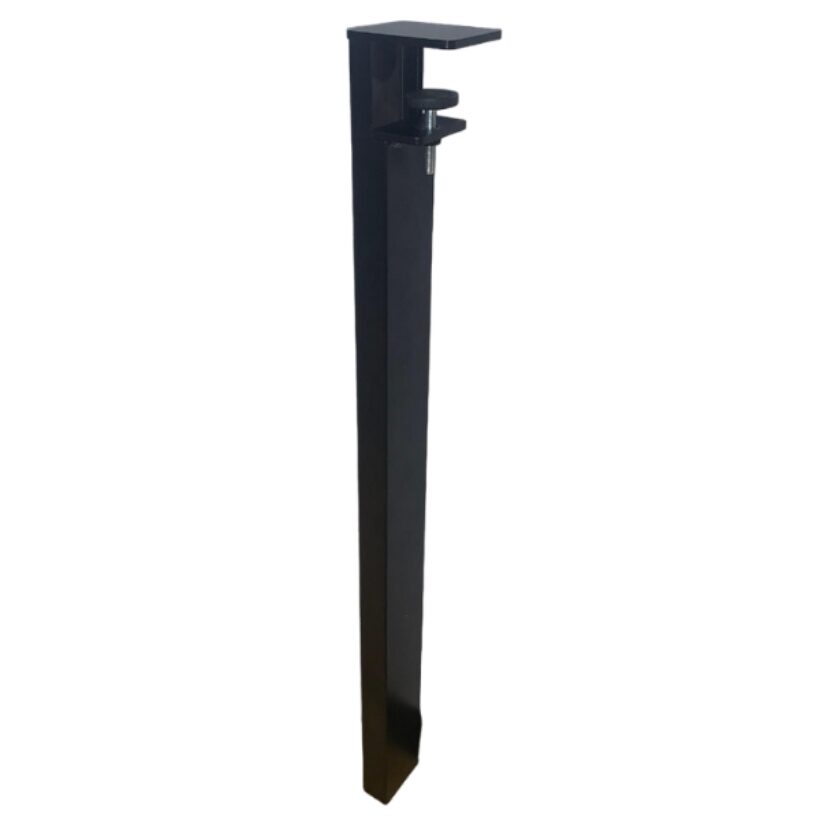 Pied étau rectangulaire pour table HT 73 cm noir - MOTTEZ - M598VNO73