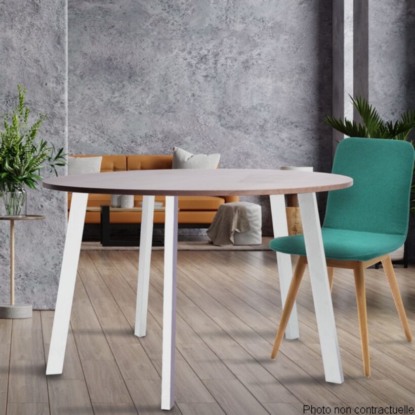 Pied de table incliné industriel blanc - MOTTEZ - M599VBC71