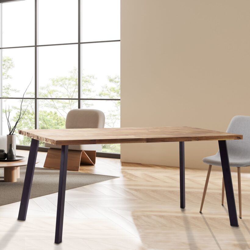 Pied de table incliné industriel noir - MOTTEZ - M599VNO71