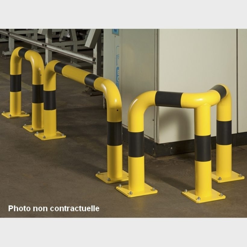 Barrière de protection droite Ø60 mm - Long. 60 x HT 35 cm - MOTTEZ - M611SH35L60