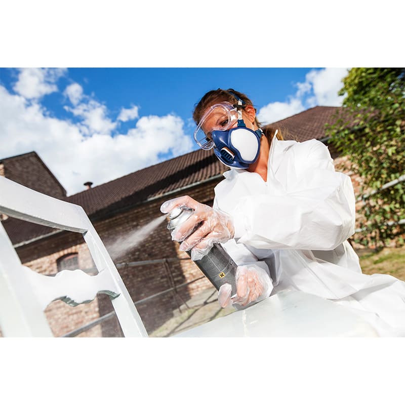 Demi-masque réutilisable sans entretien A2 P3 4255+ blanc/bleu - 3M - 4255N10 00