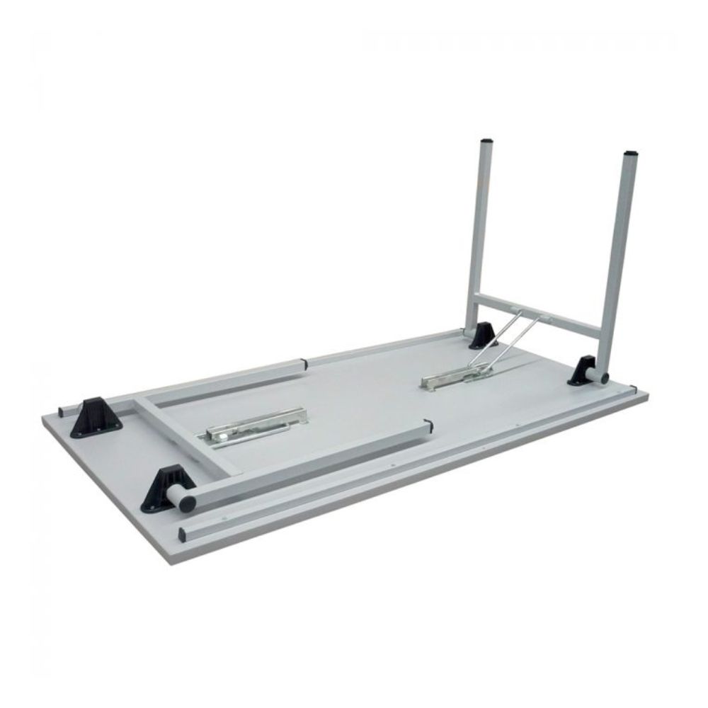 Table pliante 160x80cm gris - Lot de 7 - MOBIKA - BU-TP-003