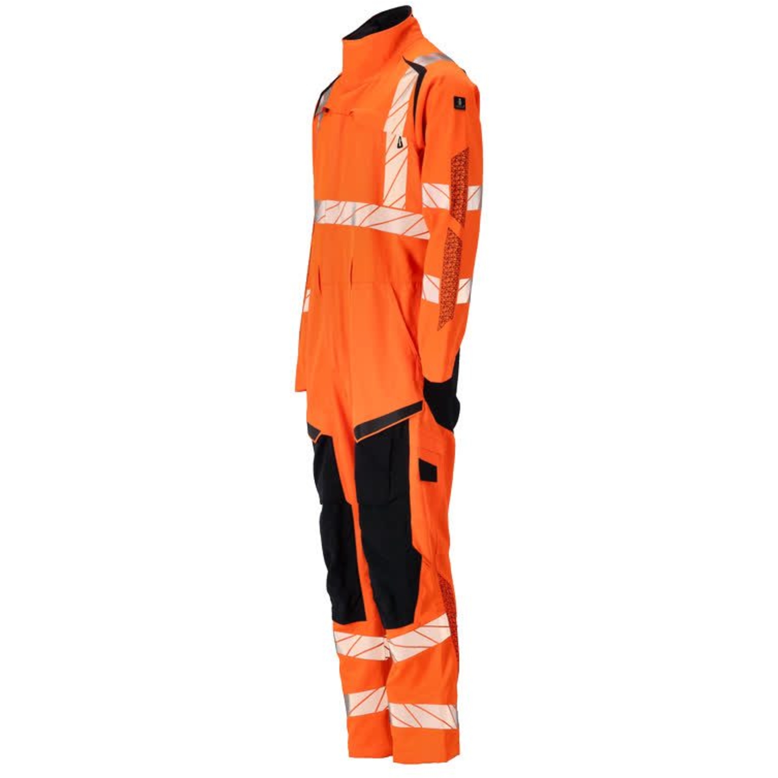 Combinaison avec poches genouillères ACCELERATE SAFE Hi-vis Orange/Marine foncé MASCOT - 19519-236-14010