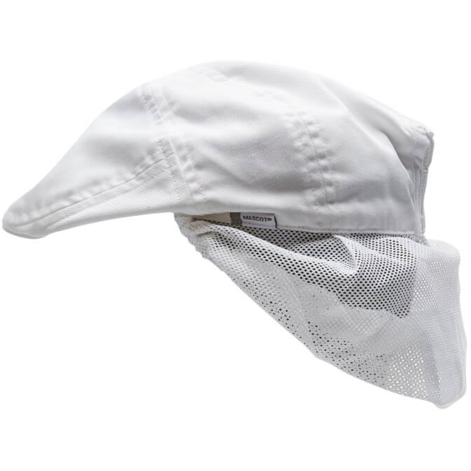 Béret de cuisine avec filet cheveux Blanc MASCOT - 20150-230-06-L