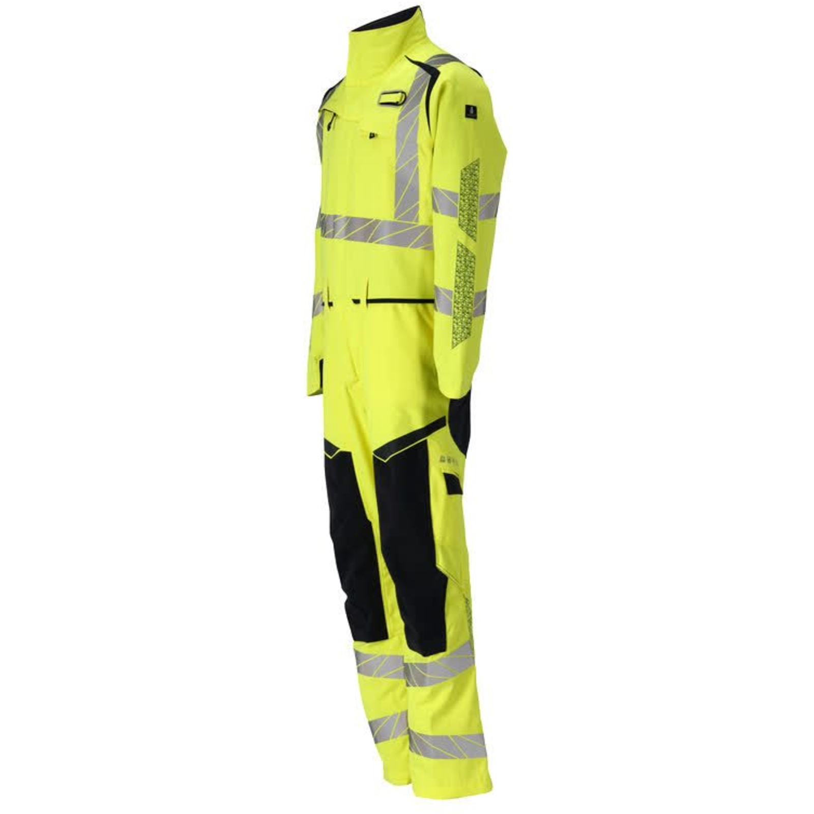 Combinaison avec poches genouillères ACCELERATE MULTISAFE Hi-vis Jaune/Marine foncé MASCOT - 21319-281-17010