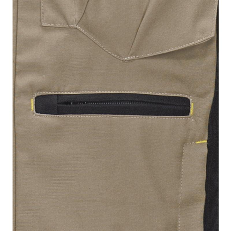 PANTALON DE TRAVAIL DELTA PLUS MACH SPIRIT 60% COTON / 40% POLYESTER 270 G/M² GRIS-NOIR -M5PA2GN0