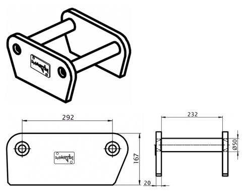 SUSPENSION MARTIN M10 REPRISE MOTOREDUCTEUR TARIERE DIGGA
