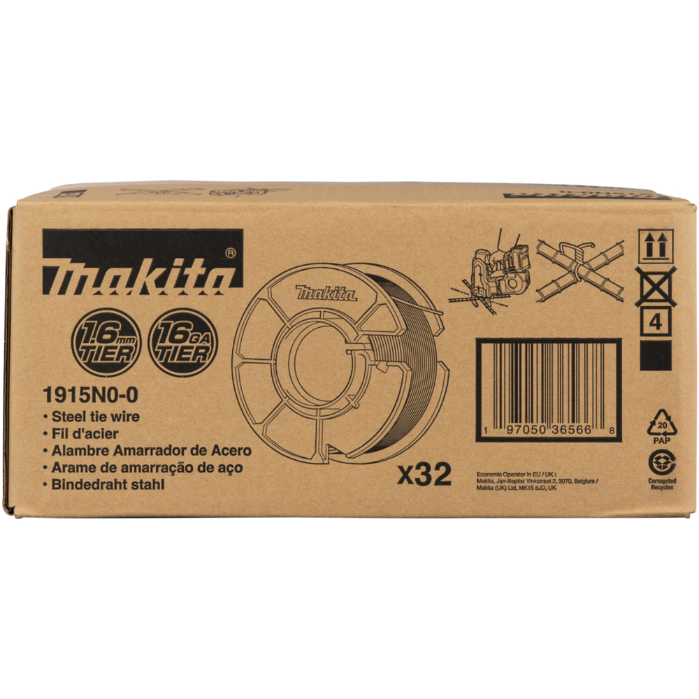Fils à ligaturer 1,6 mm - MAKITA - 1915N0-0