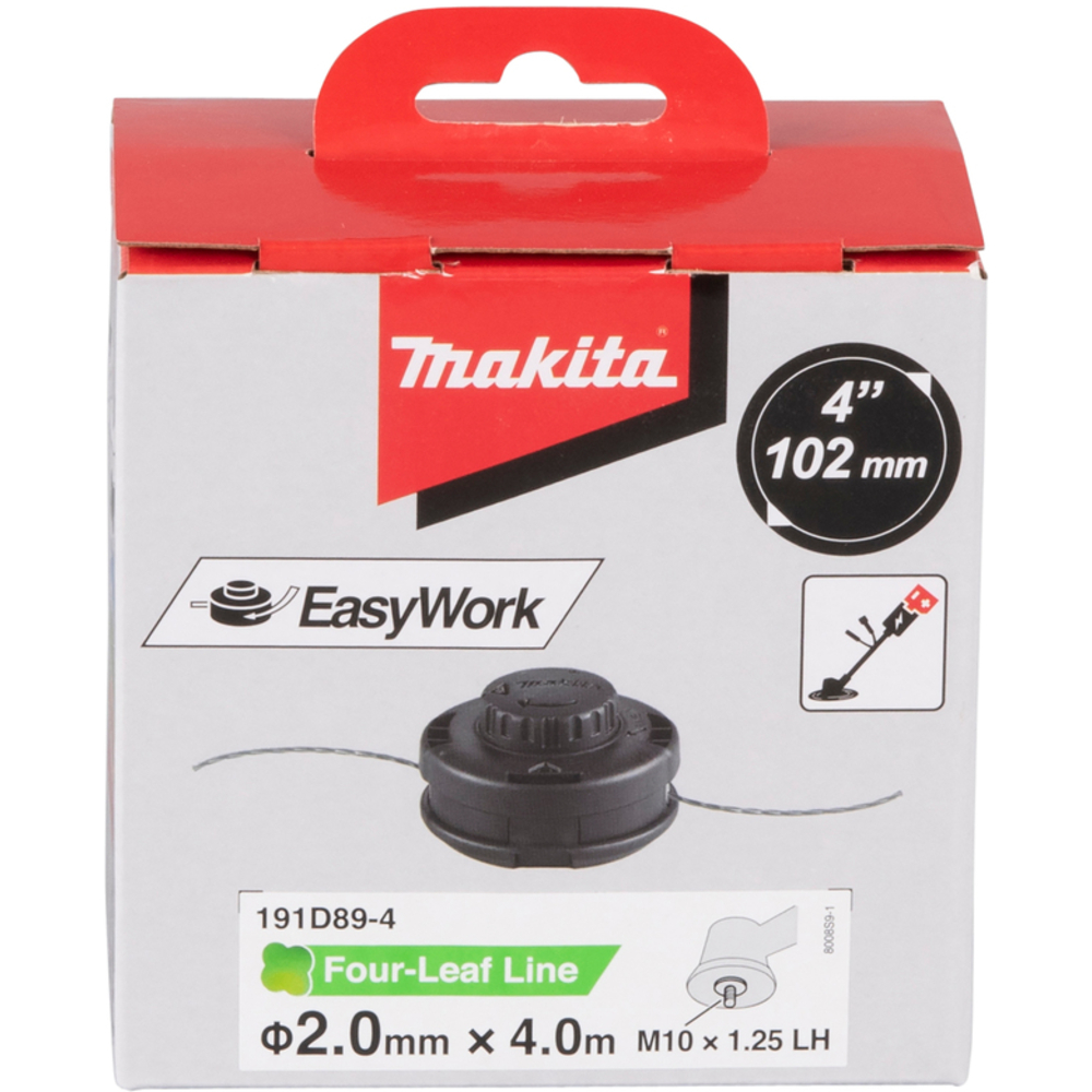Tête à fil changement rapide 2,0 mm M10 x 1,25 lh - MAKITA - 191D89-4