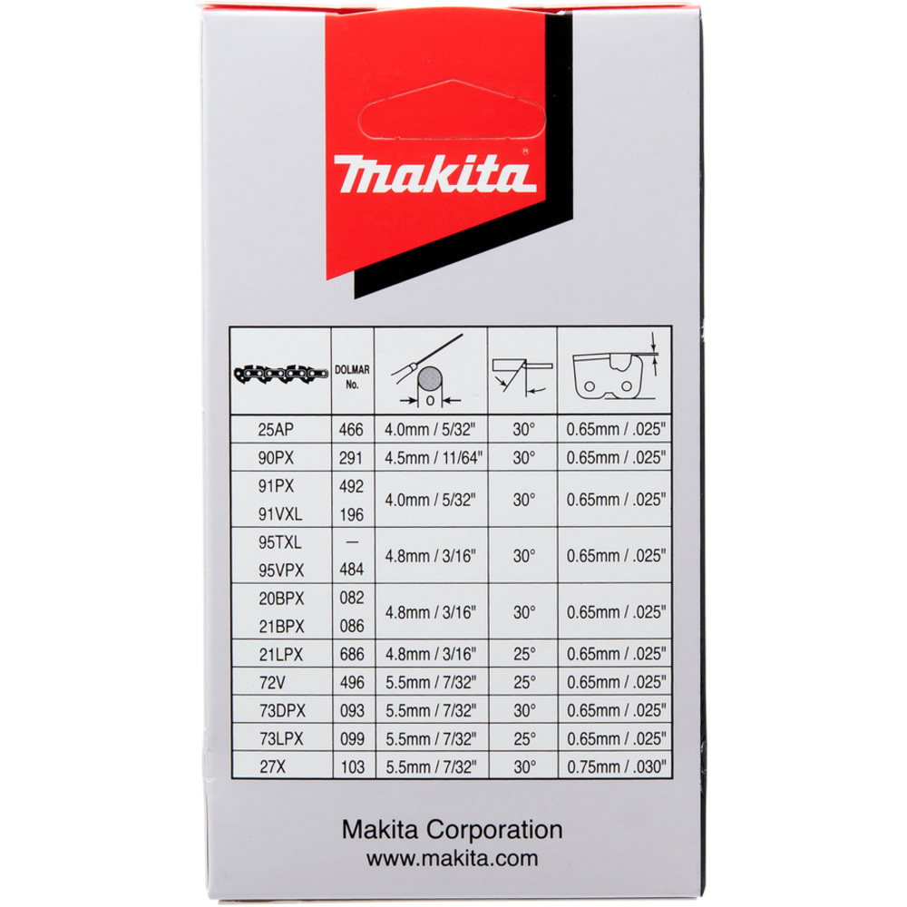 CHAINE TRONC MAK 25AP 11,5CM 42MAIL - MAKITA - 191G95-7