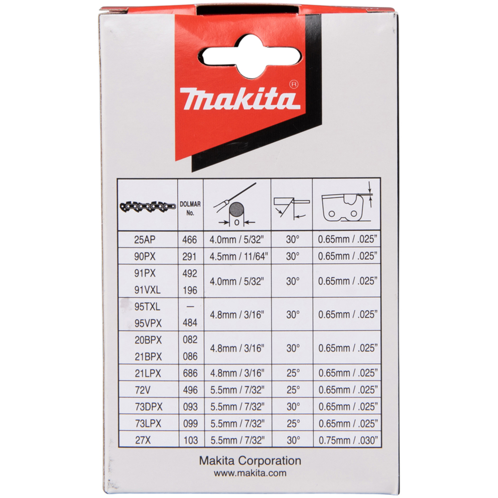 CHAINE TRONC MAK 90PX 25CM 40MAIL - MAKITA - 191H00-0