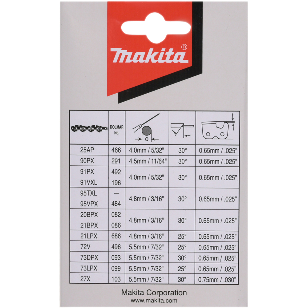 Chaîne de scie 91PX 35 cm - MAKITA - 191H11-5