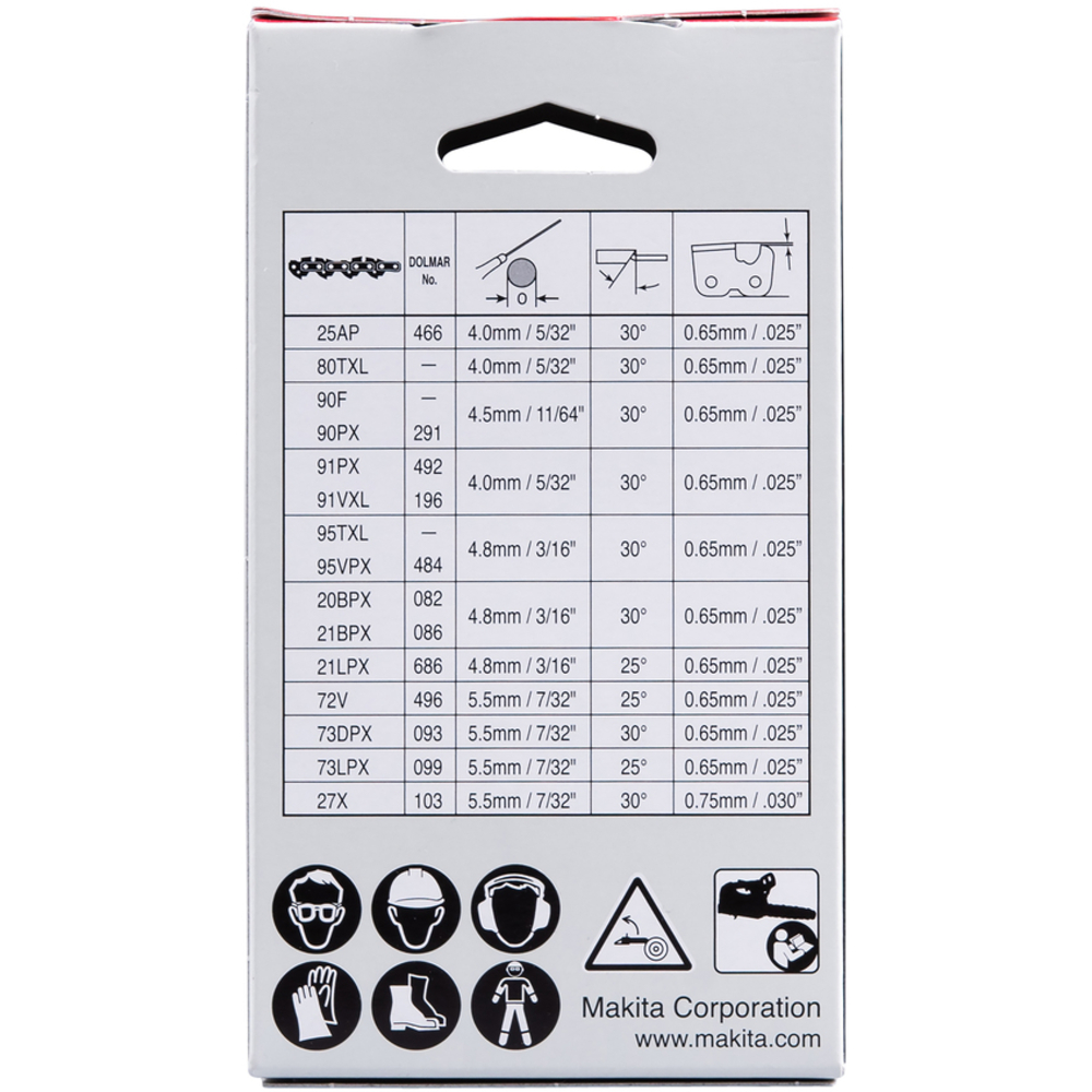 CHAINE 80TXL - MAKITA - 191T89-0