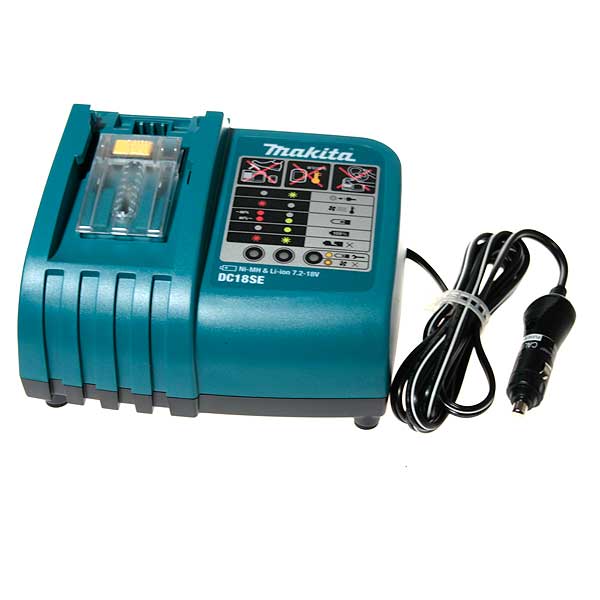 CHARGEUR VOITURE MAKITA NI-CD / NI-MH 7,2 À  18 V DC1822 -193439-5