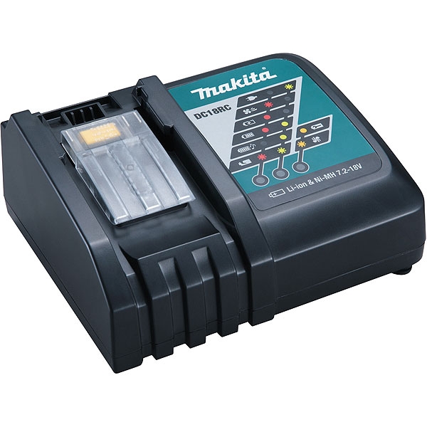 CHARGEUR RAPIDE MAKSTAR LI-ION, NI-MH 9,6 À  18 V DC18RC - MAKITA - 195584-2