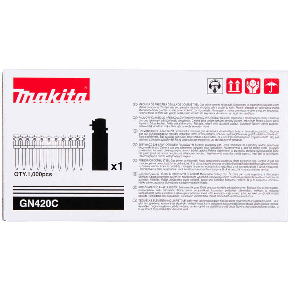 CLOUS BETON 3,1X17 1000+1GAZ - MAKITA - 196286-3