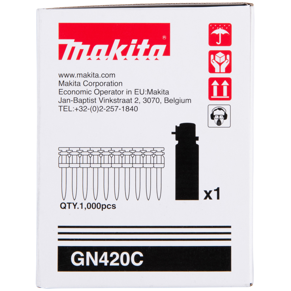 CLOUS BETON HC6 3,1X27MM 1000+1GAZ - MAKITA - 196288-9