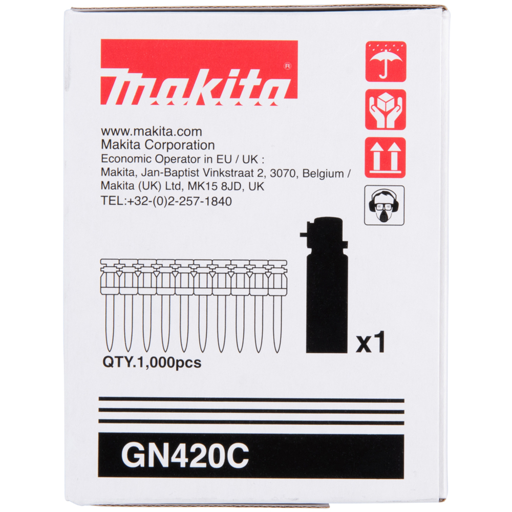 CLOUS 2,6X25 STD 1000+1GAZ - MAKITA - 196291-0