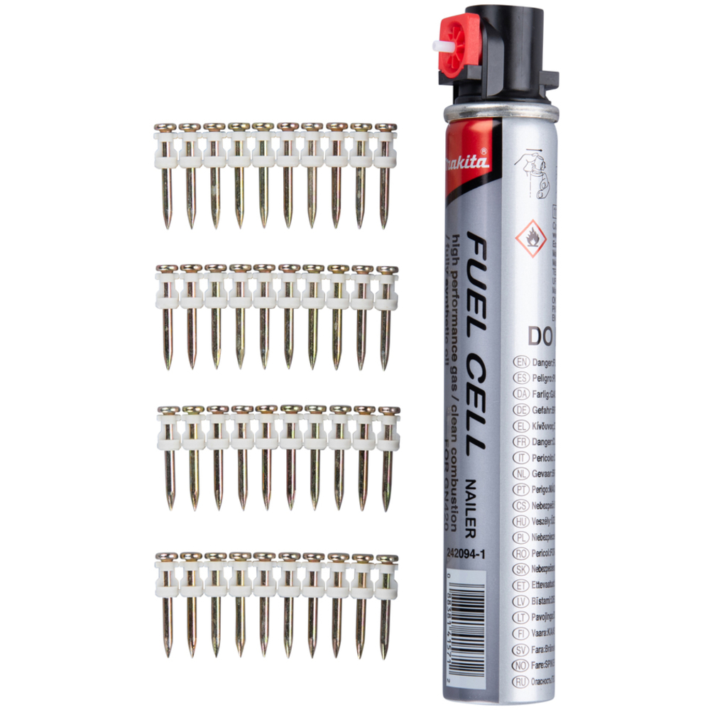 CLOUS BÉTON C6 2,6X30MM 1000PCS + 1CART - MAKITA - 196292-8