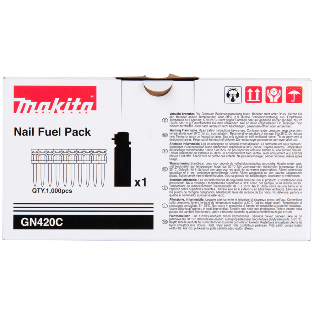 CLOUS 2,6X35 STD 1000+1GAZ - MAKITA - 196293-6