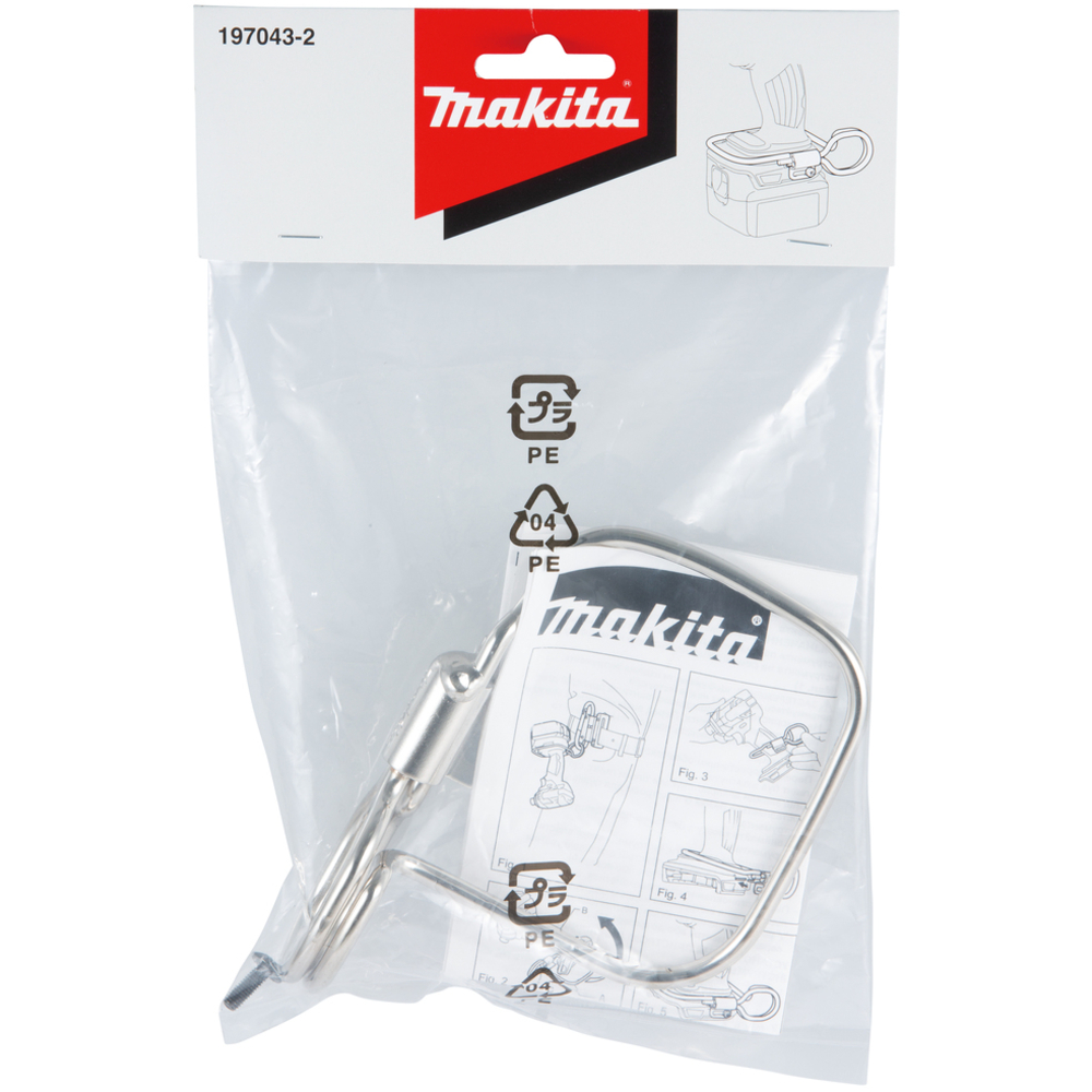 Attache pour mousqueton compatible avec DTD129 et DTD148 - MAKITA - 197043-2