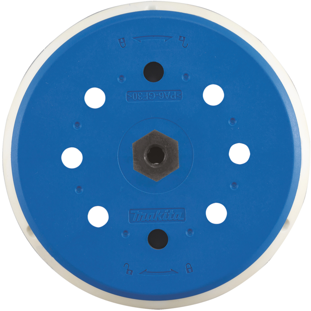 PLATEAU AUTO-AGRIPPANT DUR , POUR PONCEUSE EXCENTRIQUE BO6050 - MAKITA - 197315-5
