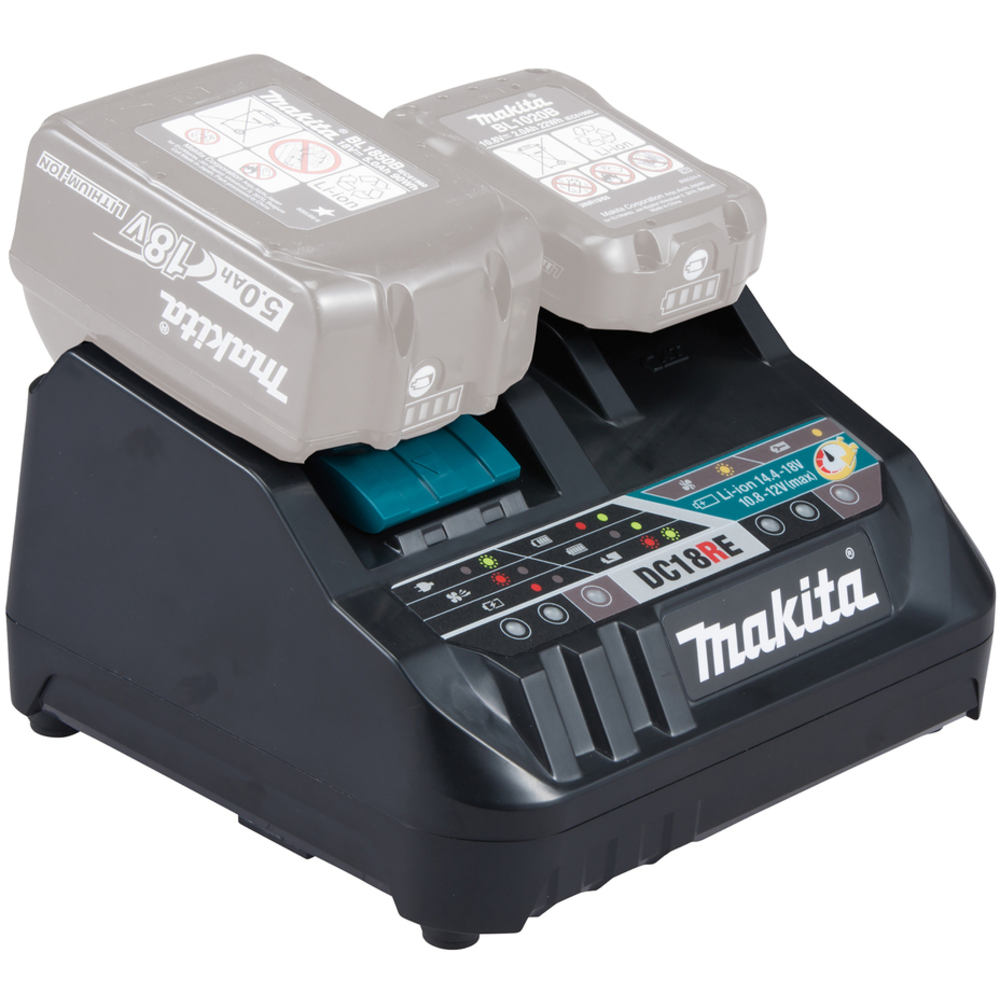 CHARGEUR COMBINE - 18V et 10,8V CXT - DC18RE - MAKITA - 198720-9